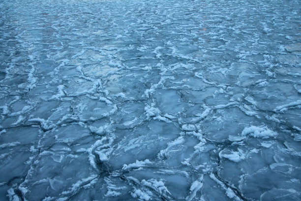 芝加哥的冰海和破碎的冰图片下载