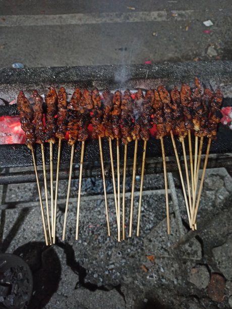 鸡肉沙爹图片下载
