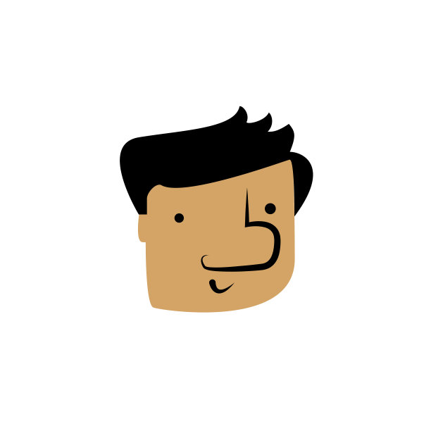 卡通人物插图吉祥物快乐有趣可爱的微笑素描涂鸦快乐的脸人类儿童成人教育幼儿园孩子愉快的玩童年冒险图片下载