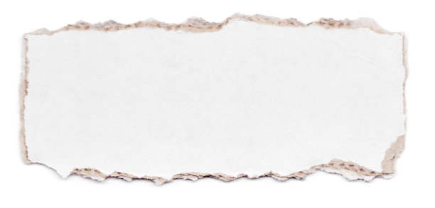 白瓦楞纸板撕裂图片下载