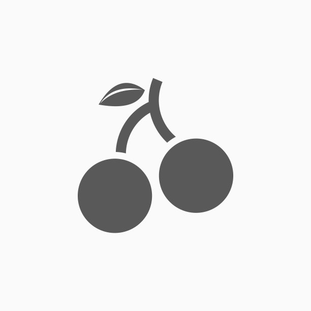 樱桃图标，水果向量图片下载