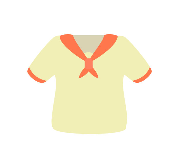 t恤婴儿衣服海报矢量插图图片下载