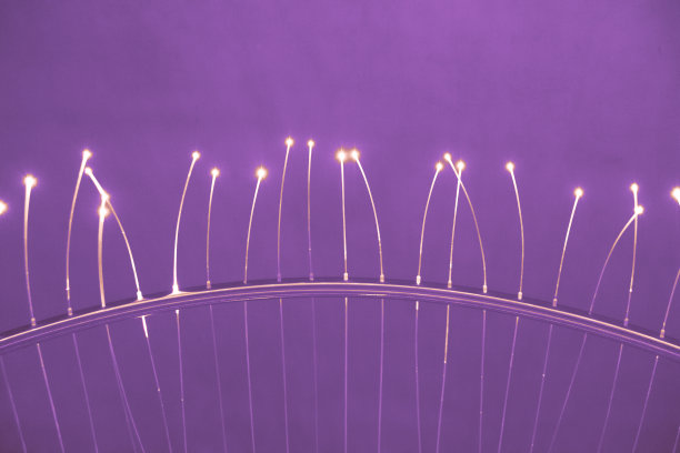 LED灯串光晕特写背景虚化效果图片下载