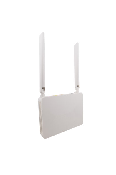 互联网路由器-调制解调器隔离在白色背景图片下载