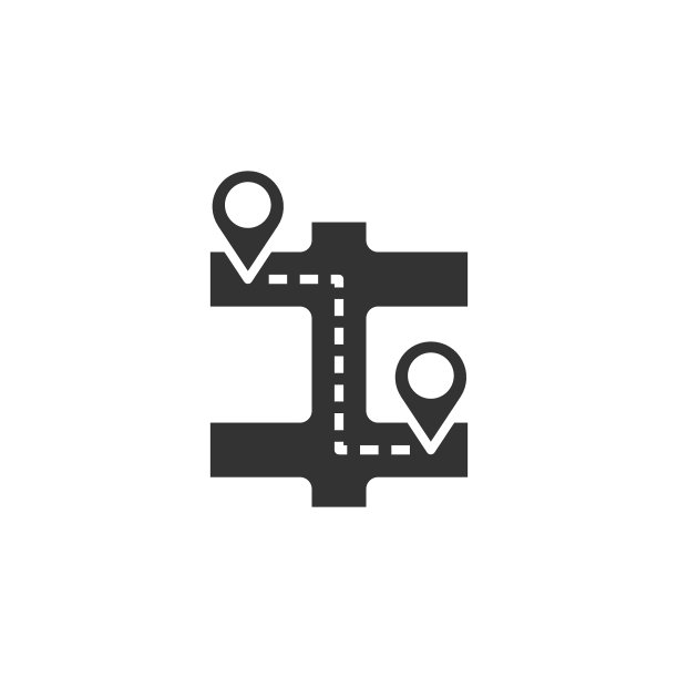 地图大头针图标在平面风格。GPS导航矢量图上的白色孤立背景。定位业务概念。图片下载