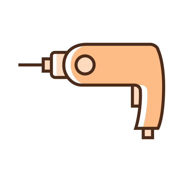 彩色图标电动螺丝刀图片下载