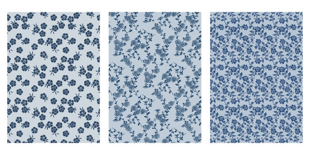 日本盛开的花抽象向量背景集图片下载