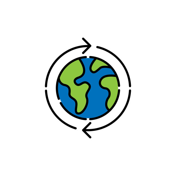 世界地球仪图标隔离在白色背景，地球仪图标，地球仪图标矢量，地球仪矢量图片下载