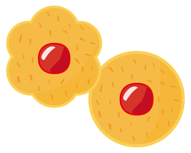 饼干矢量图，饼干，烘焙食品图片下载