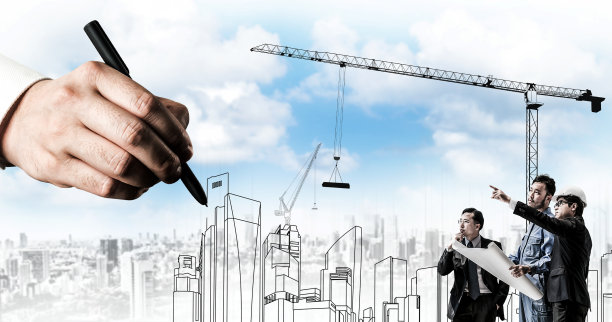 城市规划与房地产开发。图片下载