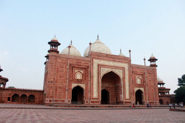 印度北方邦阿格拉的法泰赫布尔西格里的贾玛清真寺图片下载