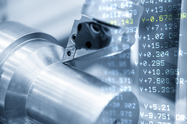 介绍了数控车床切割金属轴类零件时的抽象场景和G-code数据背景。图片下载