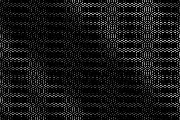 六角形金属网格纹理-背景图片下载