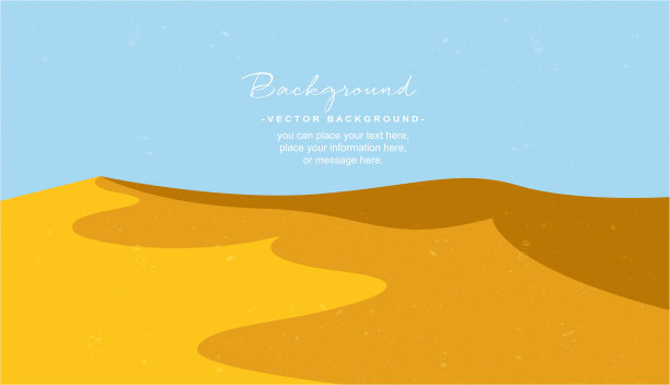 阿拉伯沙漠矢量背景图片下载