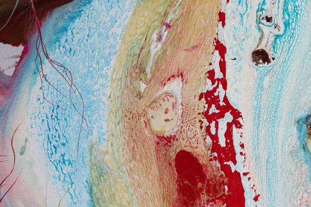 独特的蜡笔抽象油画画布背景图片下载