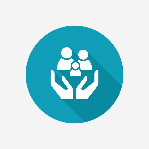 家庭保险矢量图标图片下载