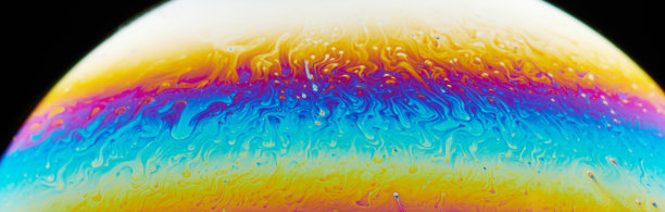 蓝色和黄色液体颜色图片下载