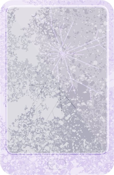 破碎的电子平板矢量图标图片下载