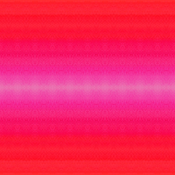 梯度粉色和红色水彩绘制的背景。色调颜料显示纸的纹理表面。素材图片