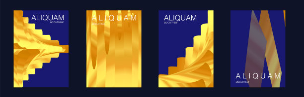 向量黄金覆盖。图片下载