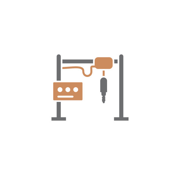 机器人制造相关图标的背景为图形和网页设计。创意插图概念符号的web或移动应用程序。图片下载