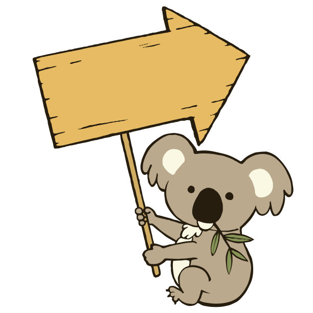 考拉拿着一个招牌。图片下载