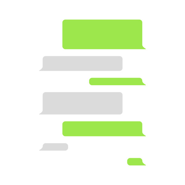 社交网络信使表单的Web和应用程序图形设计。向量图片下载