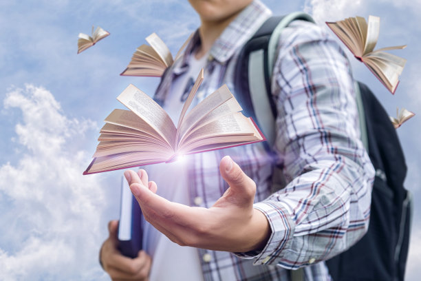 教科书教育与知识来源的概念。图片下载