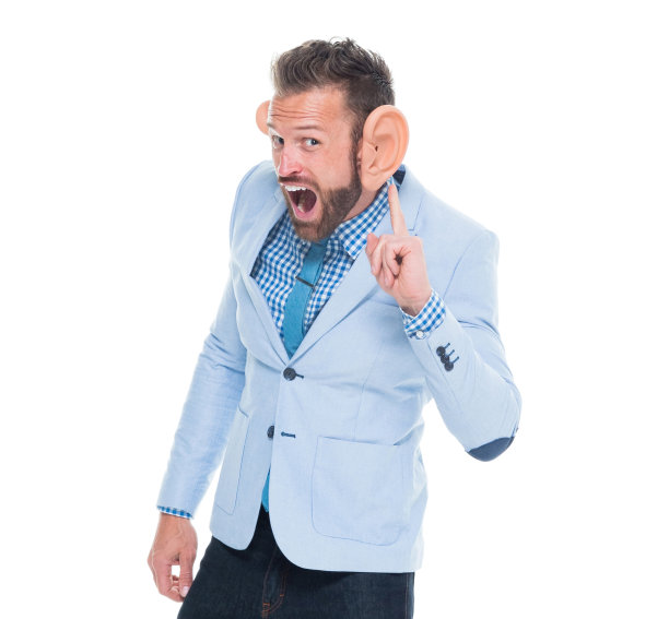 穿着夹克站着的白人男性商人图片下载