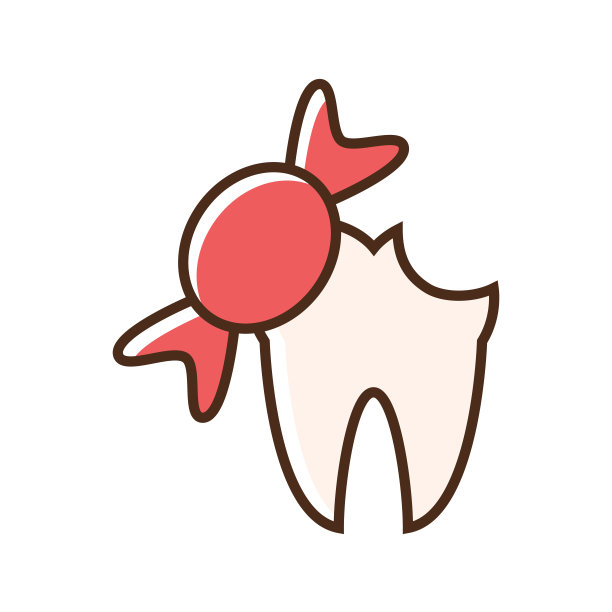 颜色图标牙齿和糖果图片下载