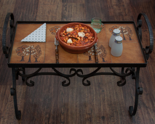 波斯尼亚食物，Tetovac，烘豆图片下载