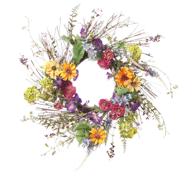 春花圈孤立图片下载