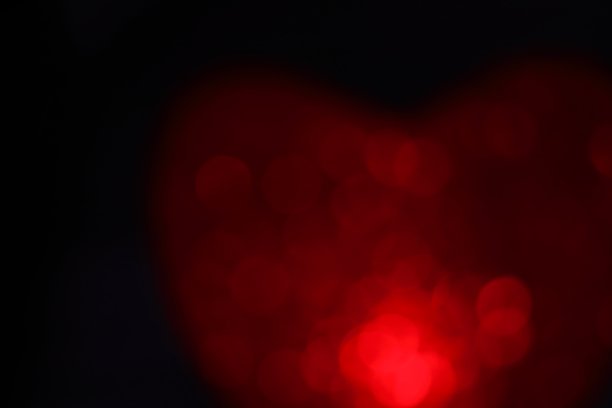 红光散景背景材料图片下载