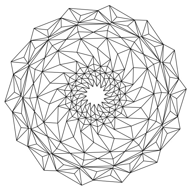 简单的曼荼罗三角形像星星图片下载