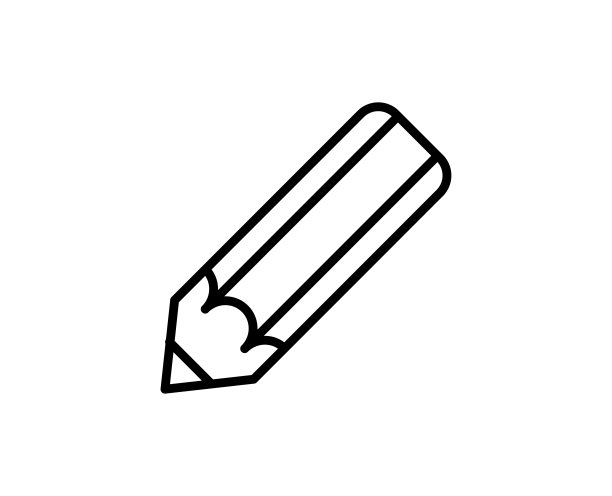 铅笔线图标图片下载