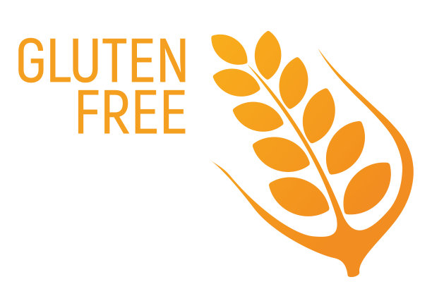 无谷蛋白。过敏原食品，无转基因产品的图标和标识。不耐受和过敏的食物。概念卡通矢量插图和孤立的艺术图片下载