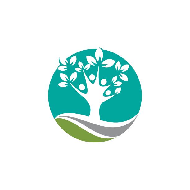 族树模板向量图片下载