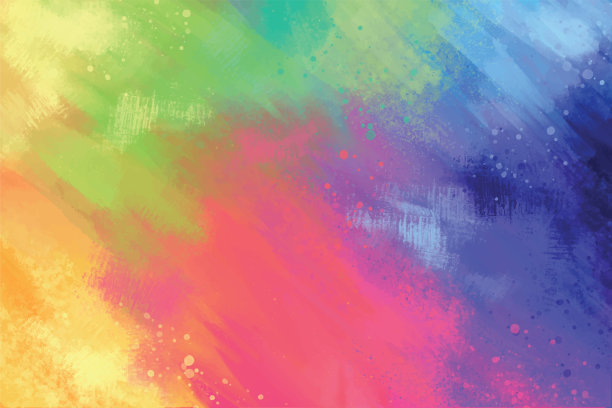 抽象粉彩粉尘颗粒飞溅图片下载