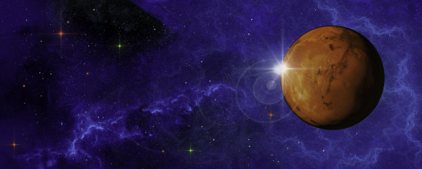 全景空间场景-火星，星云，星场-复制空间图片下载