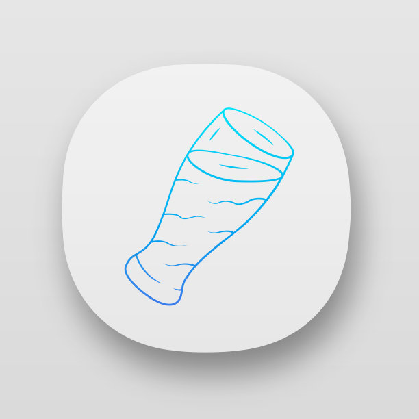 啤酒的应用图标。啤酒节的酒精饮料。酒吧,酒吧的饮料。工艺啤酒。不含酒精的啤酒。玻璃器皿店。UI / UX的用户界面。Web或移动应用程序。向量孤立的插图图片下载