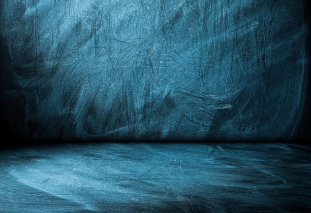 蓝色黑板背景图片下载