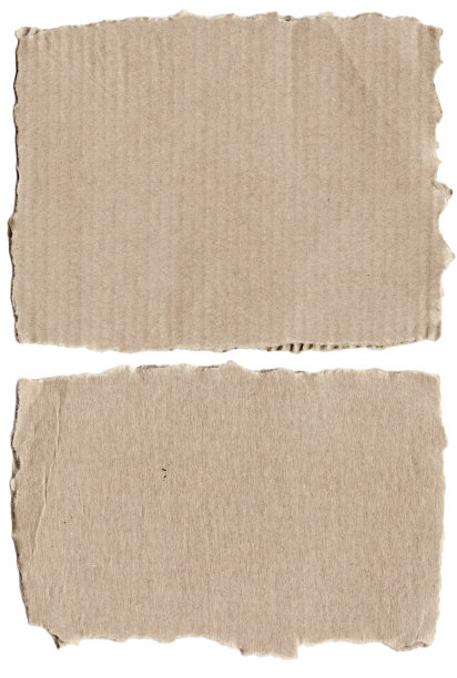 空白的棕色瓦楞纸板撕裂图片下载