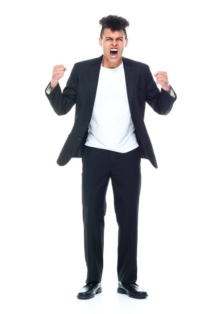 非裔美国人，年轻男性商务人士，穿着商务休闲装图片下载