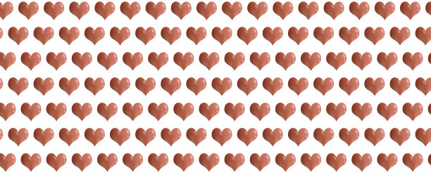 三维心形巧克力花纹纹理。图片下载