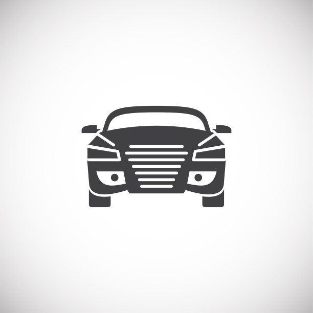 汽车相关图标的背景图形和网页设计。创意插图概念符号的web或移动应用程序图片下载