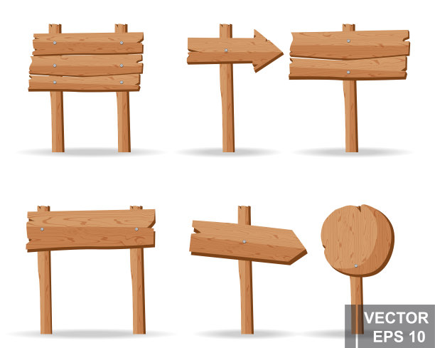 一组木枝。指针。卡通风格。为你的设计。图片下载