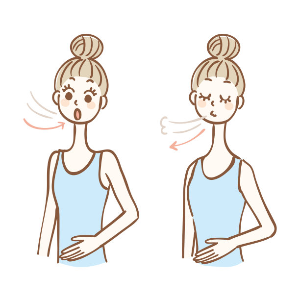 女人深吸了一口气图片下载