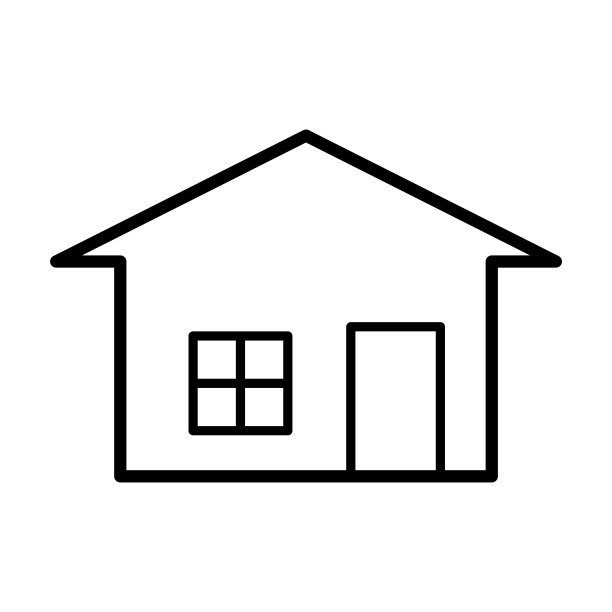 房屋图标矢量设计模板图片下载