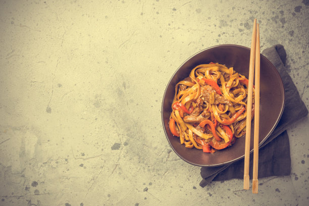 炒乌冬面图片下载