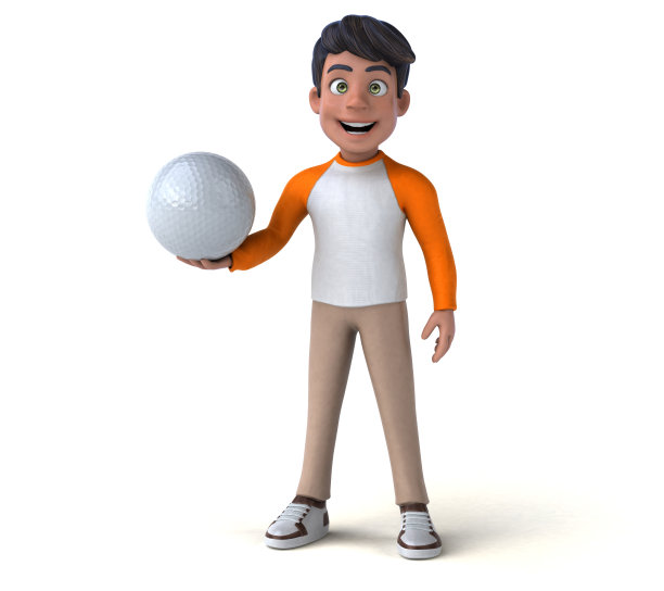 有趣的3D卡通亚洲青少年图片下载